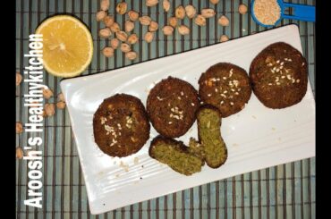 HOW TO MAKE ARABIC FALAFEL SNACKS RECIPE BY AROOSH'S HEALTHY KITCHEN