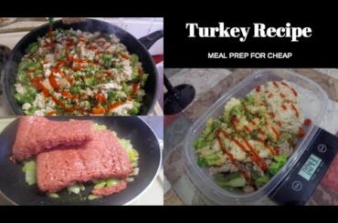 Easy Ground turkey Recipe ( Cheap but Healthy )
