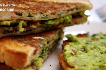 Healthy sandwich food ideas|egg white avocado brunch recipe|easy breakfast recipes-letsbefoodie.com