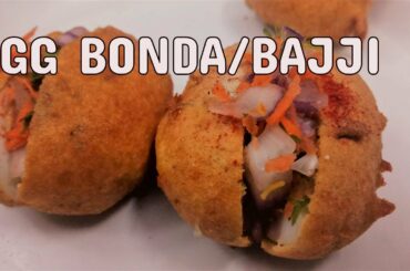 EGG BAJJI /BONDA RECIPE- Evening Snack item / Raos Healthy Kitchen
