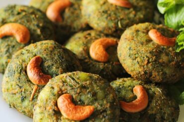 HowTo Make Hara Bhara Kabab Recipe in Hindi | Veg Indian Starters Recipes for Kids | Vishaka Damwani