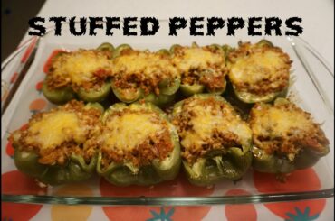 Stuffed Peppers | Healthy Dinner Ideas| Semi Crunchy Mama