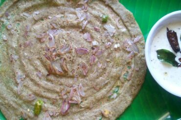 Green Gram Dosa - Pesarattu - Indian Vegetarian Breakfast Recipe - Telugu Vantalu