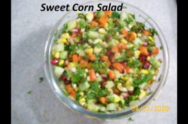 Sweet Corn Salad | Healthy Salad | Weight loss recipe | Diet Salad | Simple Ans Easy Salad recipe