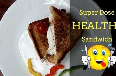 Healthy Breakfast Super Dose #Sandwich #Recipes #Breakfast