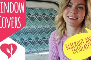 Custom Magnetic Window Covers for Stealth Camping #VANLIFE | The Hungry Health Coach