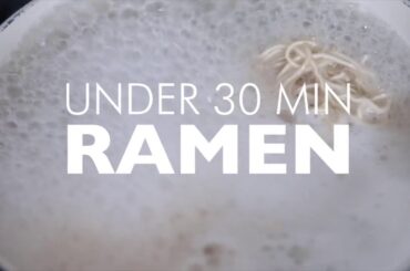 HOW TO MAKE HEALTHY PLANT BASED RAMEN - Under 30 Minute Meals for 2