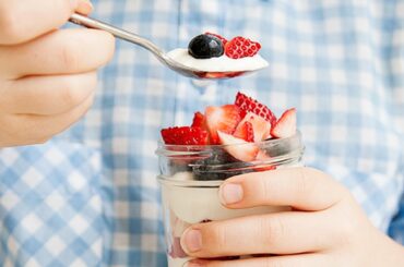 Fruit & Yogurt Parfait - Healthy Snack Idea!