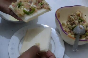 Cheesy fagita sandwich | make you breakfast yourself | lunch bix idea#8 by Cooking with Bina