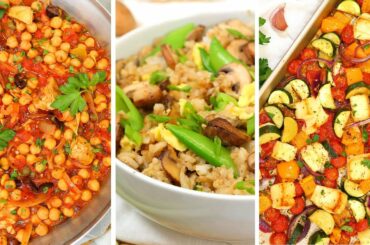 3 Healthy Vegetarian Dinner Recipes | Healthy Meal Plans 2020