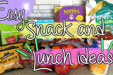 HEALTHY//EASY KIDS LUNCH & SNACK IDEAS || TONS OF IDEAS! || LUNCH AND SNACK INSPIRATION