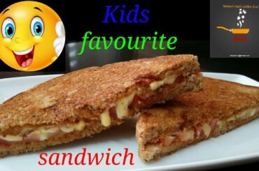 Sandwich Bananeka Sabse Asan Tarika/Easy & Quick Healthy Sandwich Recipe/Pan Sandwich/Kids Recipe