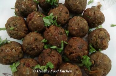 Mushroom Kola Urundai - Fried Mushroom Ball -Kola Urundai Recipe By Healthy Food Kitchen