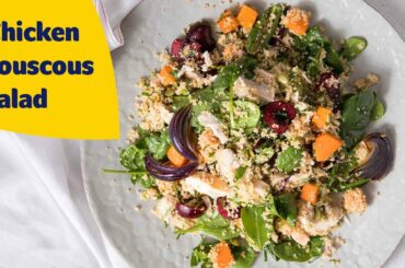 Easy Chicken and Vegetable Couscous Salad | Healthy Lunch Box
