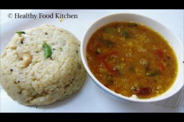 செட்டிநாடு சாம்பாரும் குதிரைவாலி பொங்கலும் செய்து அசத்துங்க/Healthy Breakfast Recipes/Idli Sambar