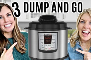 3 Healthy DUMP AND GO Instant Pot Recipes - Easy Instant Pot Recipes