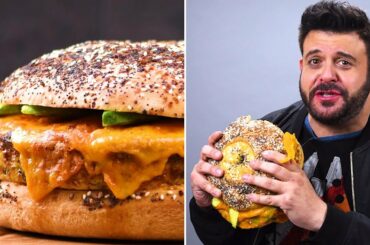 Big Breakfast Sandwich | Adam Richman Special | So Yummy DIY Breakfast Ideas