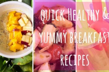 Easy Yummy & Healthy Breakfast & Snack Ideas | Greek Salad, Fruit popsicles, Oats |Priyanka Boppana