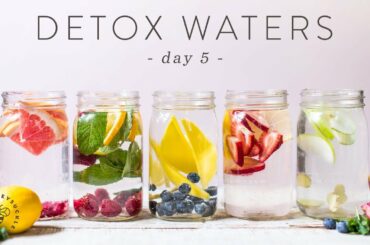 5 DETOX WATERS for Weight Loss, Beauty, & Health 🐝 DAY 5 | HONEYSUCKLE