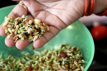 SPROUTS DOSA||WEIGHT LOSS RECIPES||RAMA SWEET HOME