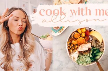 COOK WITH ME | Healthy + Vegetarian Buddha Bowls! ✨