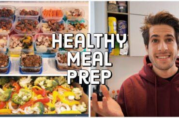 Healthy MEAL PREP for College Students cook with me!   KharmaMedic
