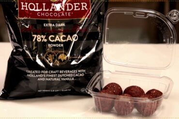 Healthy Dark Cocoa Energy Balls (No Bake) | Hollander