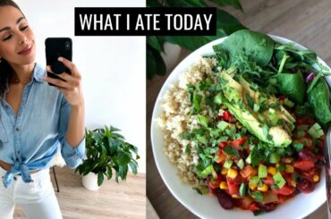 WHAT I ATE TODAY | Healthy & Easy Food Ideas | Annie Jaffrey