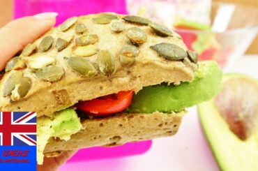 Healthy breakfast ideas – snacks to make at home – avocado & salad perfect takeaway