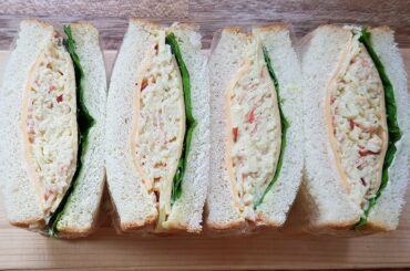 Crab stick apple sandwich : soft and sweet : healthy homemade : easy recipes