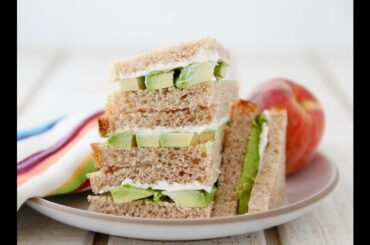 Avocado Cream Cheese Sandwiches - Healthy School Lunch - Weelicious
