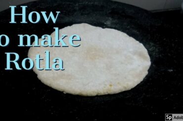 How to make rotla# rice flour chapati# indian bread# healthy food,nutritious