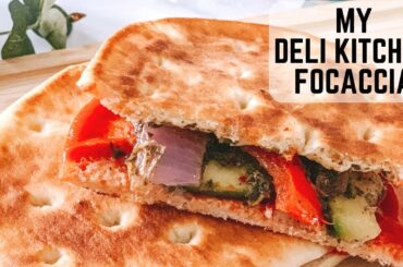 My Deli Kitchen Focaccia With Roast Veggies and Pesto | Veganuary | Vegan Meal Ideas 2020