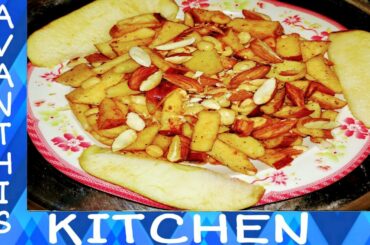 "Apple Almond Salad" 💪😊 A healthy & tasty breakfast salad