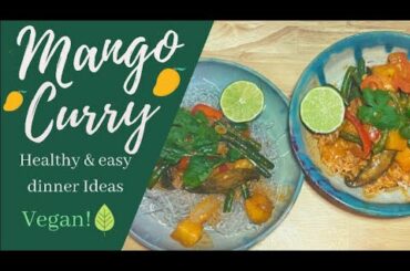 Healthy easy dinner. Mango curry! Thug kitchen inspired recipe