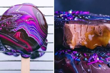 Ice Cream Desserts | Summer Treats | Homemade Galaxy Popsicles, Cones and More By So Yummy