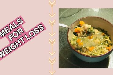 CHICKEN AND BROWN RICE SOUP | SLIM AT HOME MOM | MEALS FOR WEIGHT LOSS