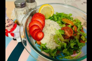 SALAD WITH MASHED POTATO || HEALTHY SALAD