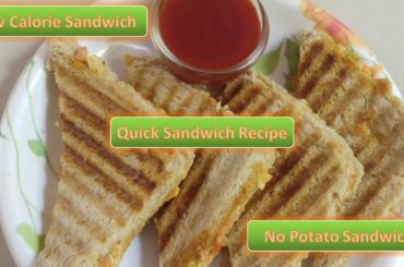 Quick and Simple Sandwich Recipe | Mix Veg Sandwich | Vegetable Sandwich