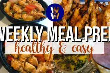 Healthy & Easy WW Meal Prep | Sweet and Sour Chicken, Breakfast Sandwiches