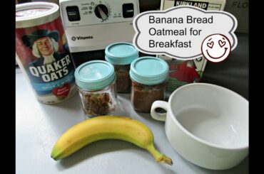 Breakfast Recipe: Banana Bread Oatmeal  | aSimplySimpeLife
