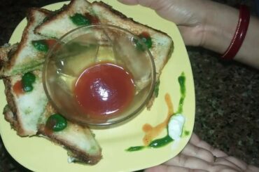 Palak Mayo Sandwich/Kids Special /Healthy ,Tasty ,Cheesy, Creamy /Easy Recipe