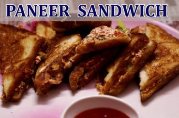 पनीर सेन्डविच | Paneer Sandwich Recipe | Easy Paneer Recipes | Healthy Indian Sandwich Recipes