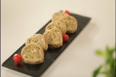 Stuffed Pinwheel Sandwich | Healthy Recipes with Nutralite Mayo | Sanjeev Kapoor Khazana