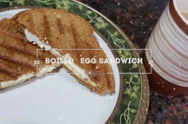 Boiled Egg  Sandwich - Easy and healthy