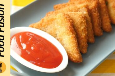 Potato triangles Recipe By Food Fusion