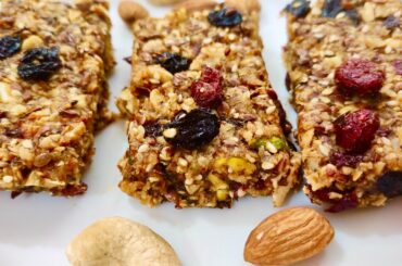 भीषण सर्दी हो या मौसम कोई,एक बार में एनर्जी पाये Granola bars Sugar-free,No-bake,Energy protein bar