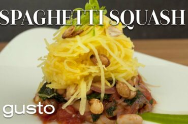EASY Spaghetti Squash Recipe | Low Carb, Healthy Dinner Recipe