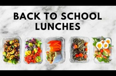 BACK TO SCHOOL LUNCH IDEAS! | HEALTHY & EASY | Conagh Kathleen