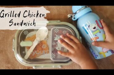 Grilled Chicken Sandwich || Simple Toddler Friendly Snack Box Recipe || Mommy Life